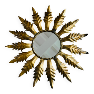 Miroir soleil métal