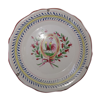 Assiettes faïencerie de Sarreguemines