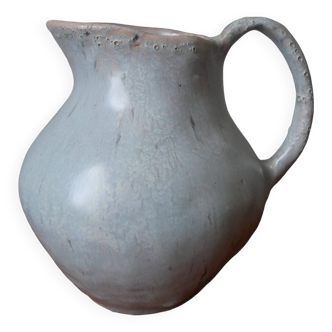Vase with handle pitcher handmade pottery ceramic Wabi-Sabi Japandi Scandinavian countryside