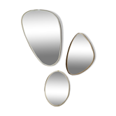 Trio of asymmetrical free-form mirrors from the 60s and 70s