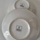 Two celadon crackle effect deep plates