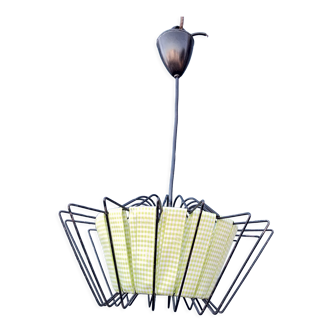Bardot chandelier in gingham
