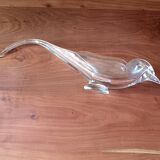 Large BIRD Vintage Vannes Crystal Pocket tray