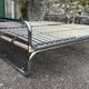 Pair of vintage chrome plexiglass beds