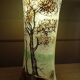 Hexagonal section tapered vase – Art Nouveau period
