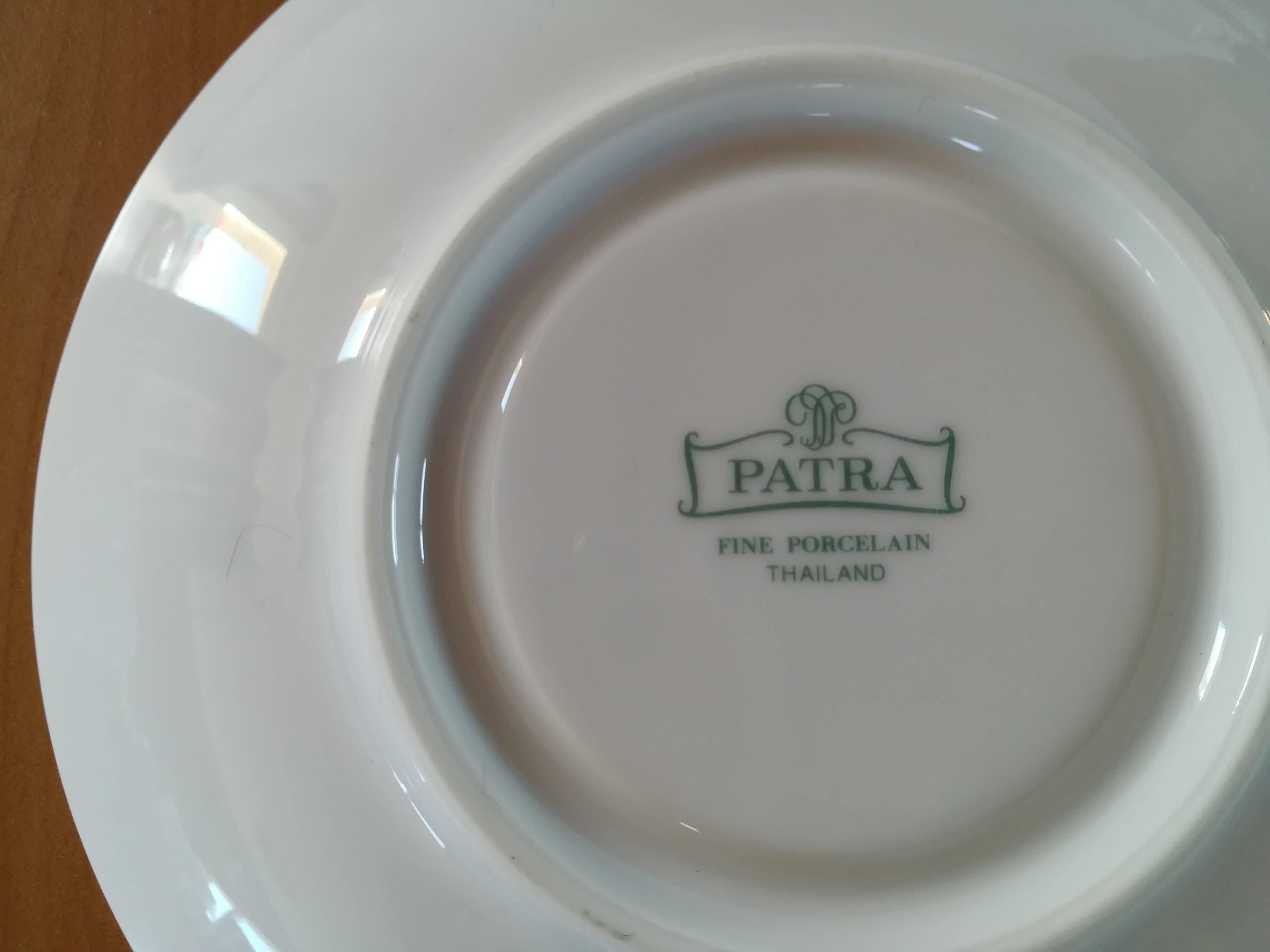 PATRA Porcelain Cups and Saucers
