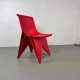 Modernist futuristic endless style printed chair attributed to Dirk van de Kooij, 2000s