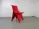 Modernist futuristic endless style printed chair attributed to Dirk van de Kooij, 2000s