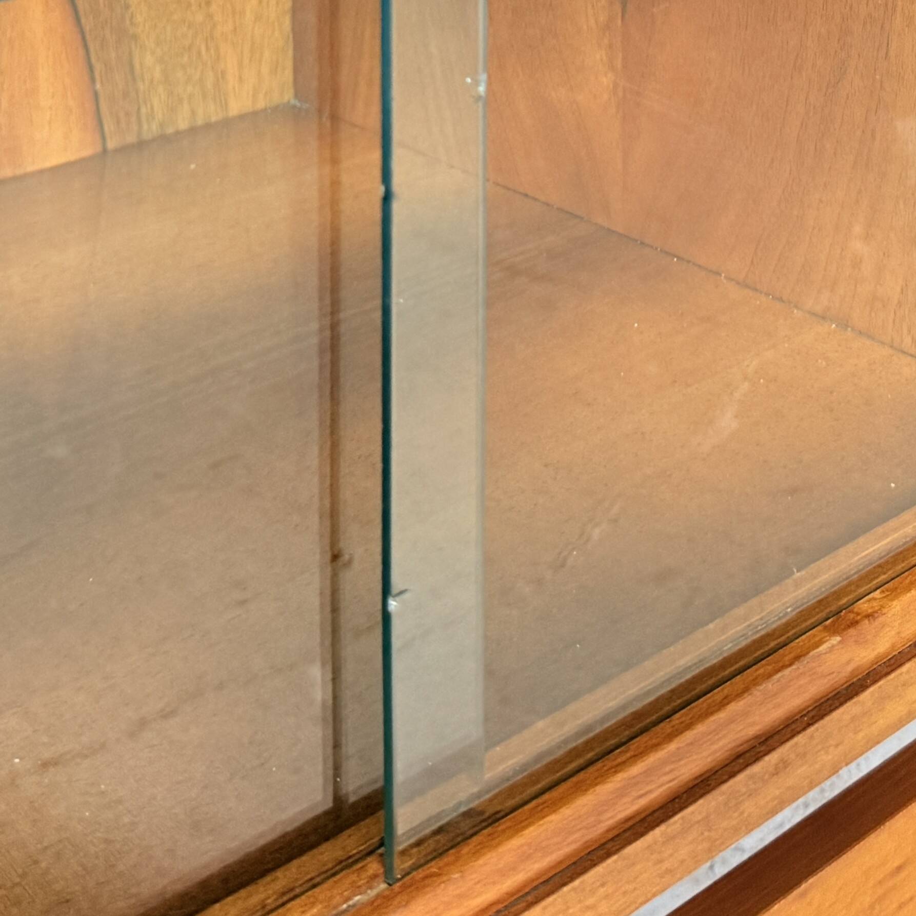 Vintage sideboard/television stand, high-gloss walnut, Bilea