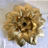 Ceiling lamp flower golden leaves