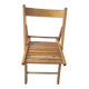 Wooden folding chair