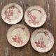 Gien dessert plate x4
