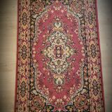 Wool and red cotton carpets