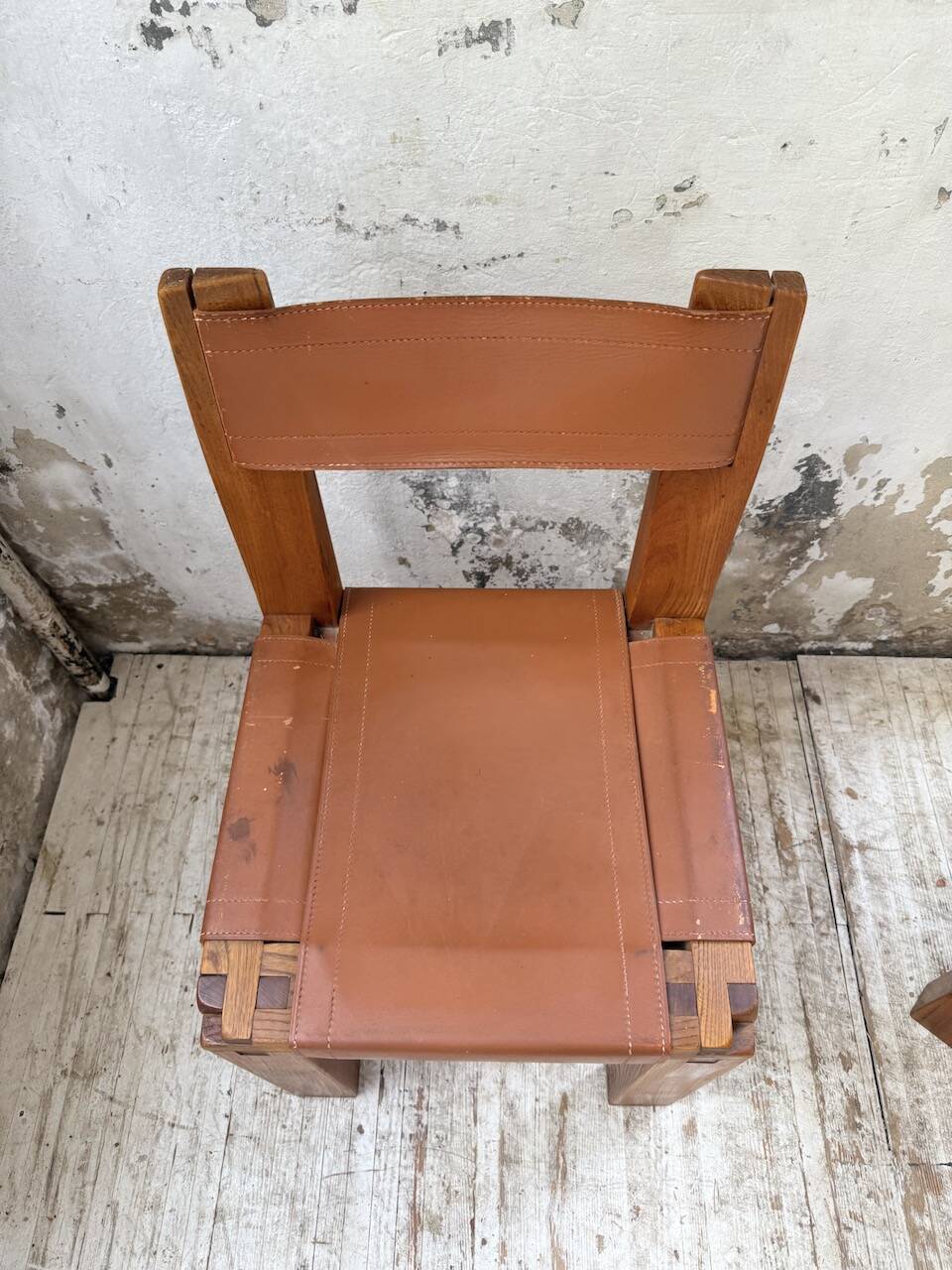 Paire de chaises Pierre Chapo S11