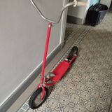 Red scooter