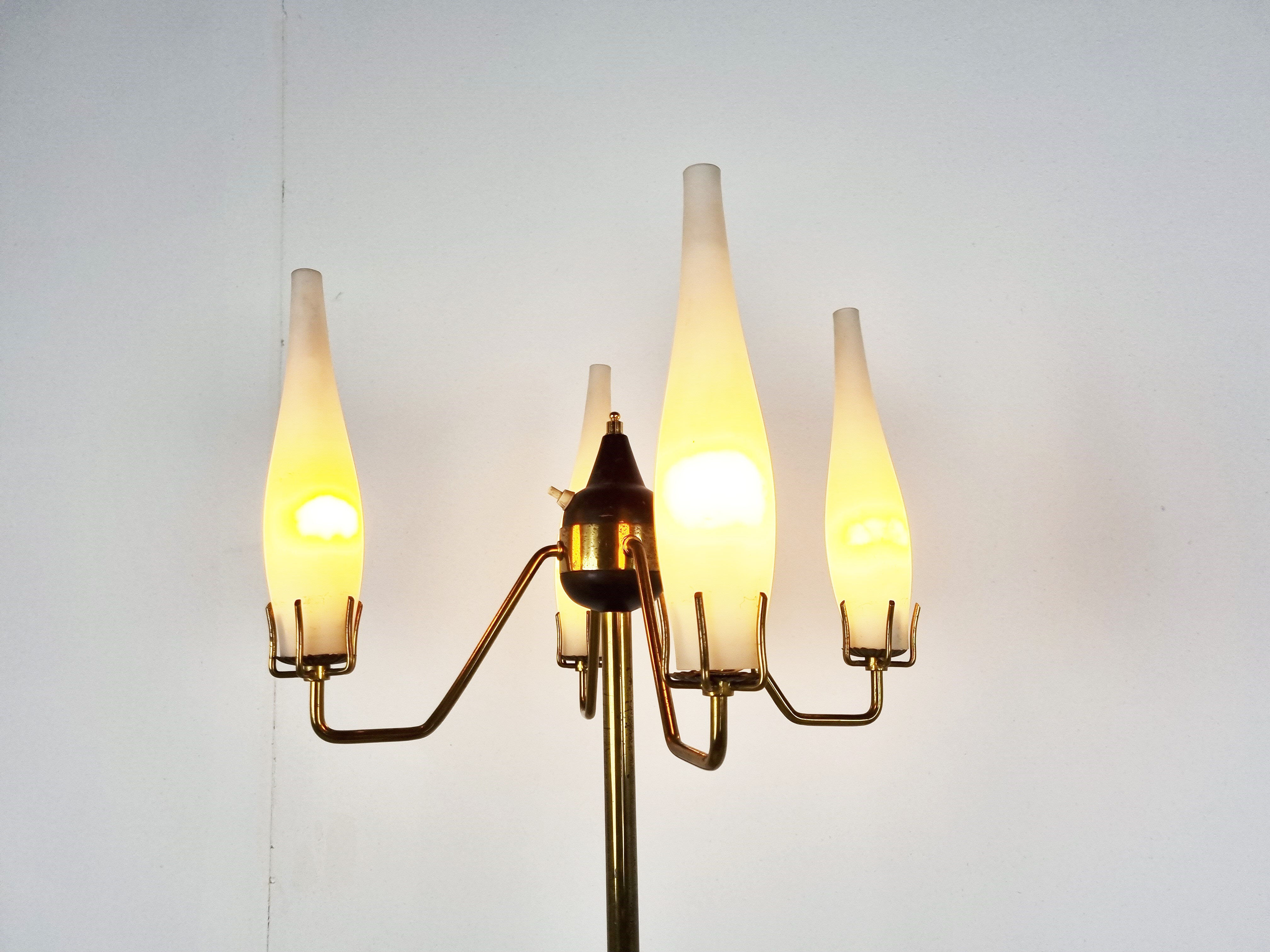 Mid century floor lamp by Stilux Milano, 1950s