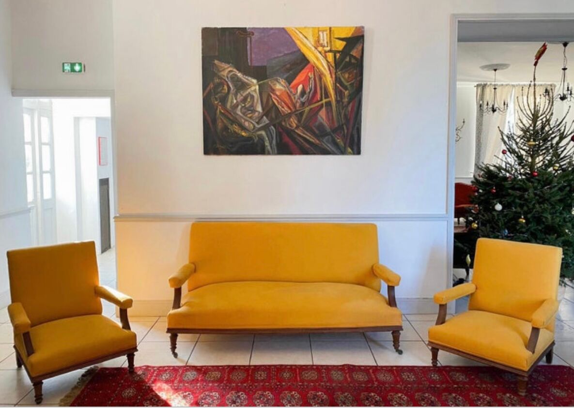 Indo-British colonial style Salon ensemble, circa 1900