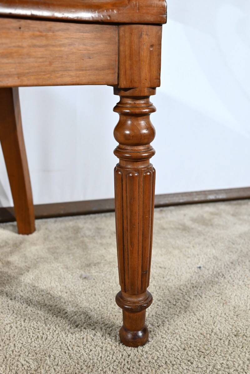 Mahogany Office Armchair, Louis Philippe Period – Mid-19th Century