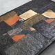 Paul Kingma slate, stone and brass inlaid coffee table, 1970s