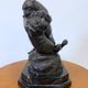Bronze animalier, two fighting panthers by Georges Gardet, 1920
