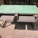 Former metal post desk "simmons"