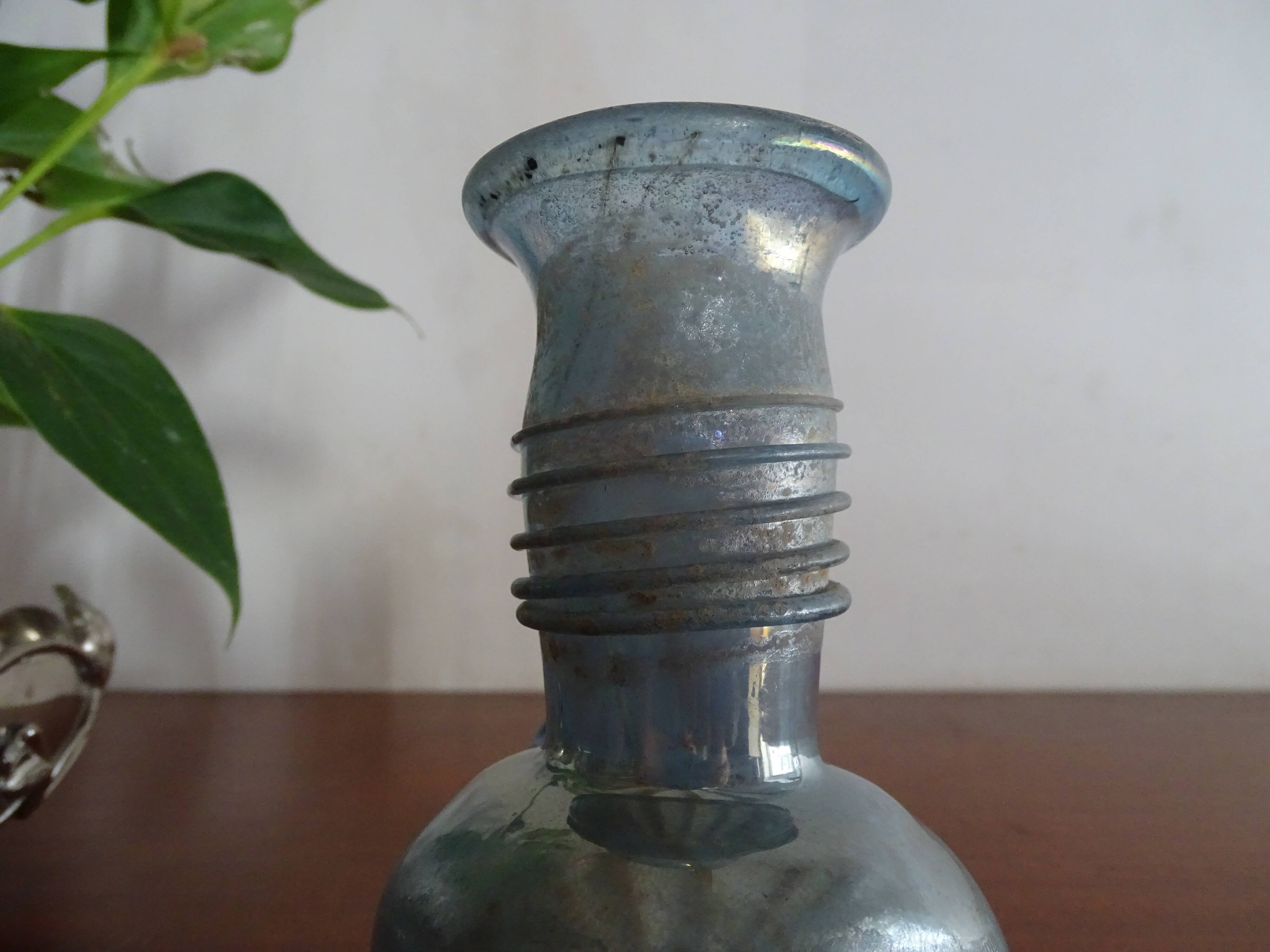 Vase Scavo Seguso Vetri d'Arte iridescent glass Murano 1950