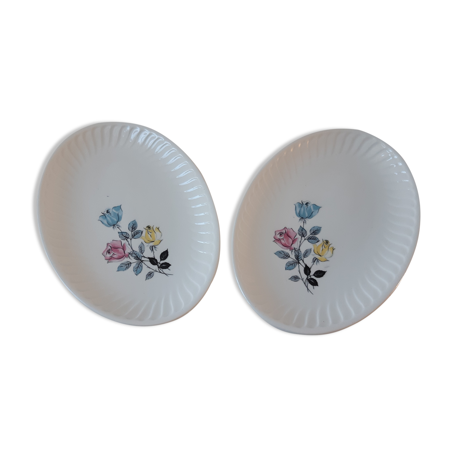 Duo of raviers Gien model Marjolaine