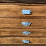 Meuble de métier, de mercerie double face à 20 tiroirs