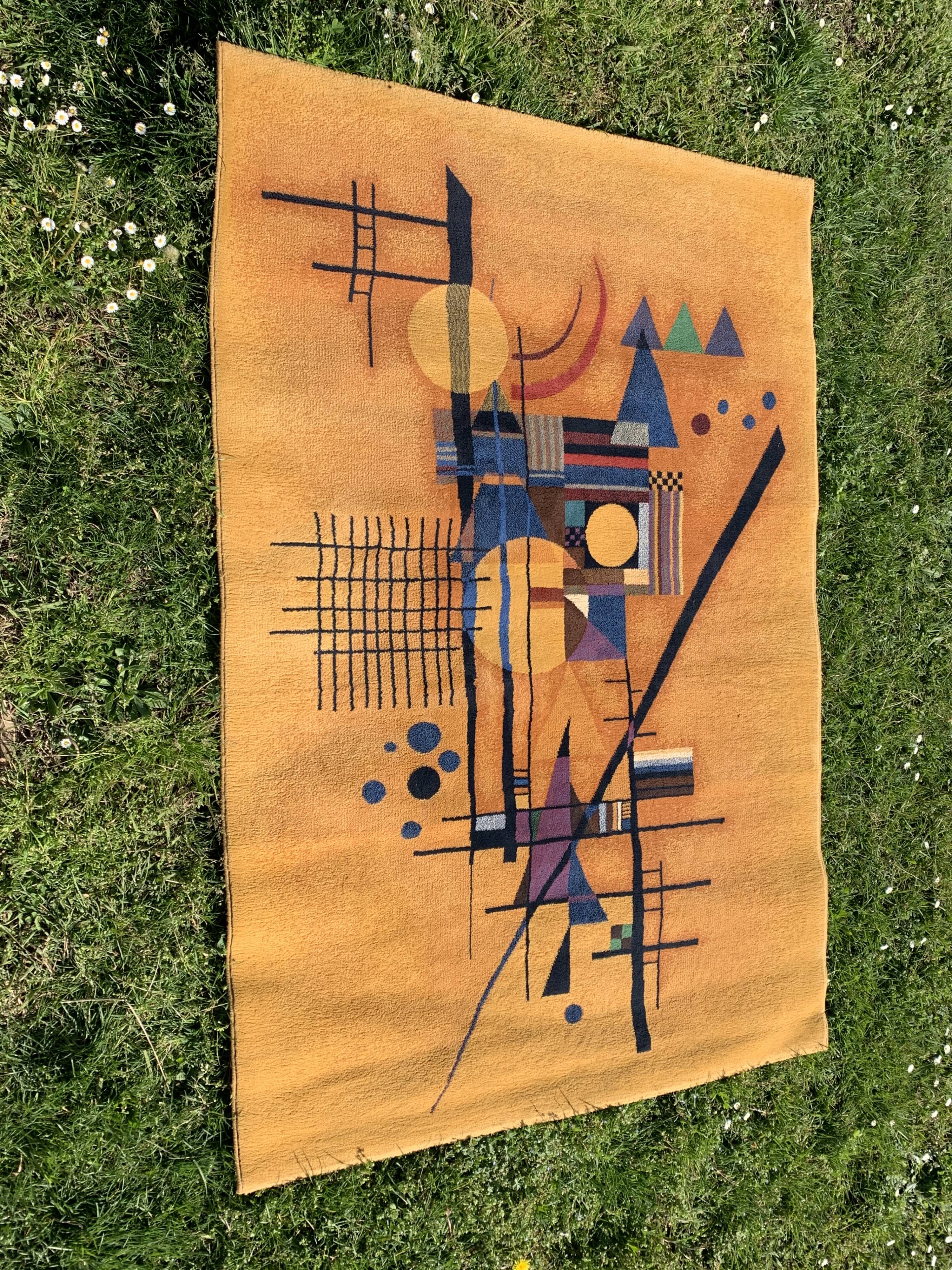 Tapis multicolore 230 x 160 cm formes géométriques