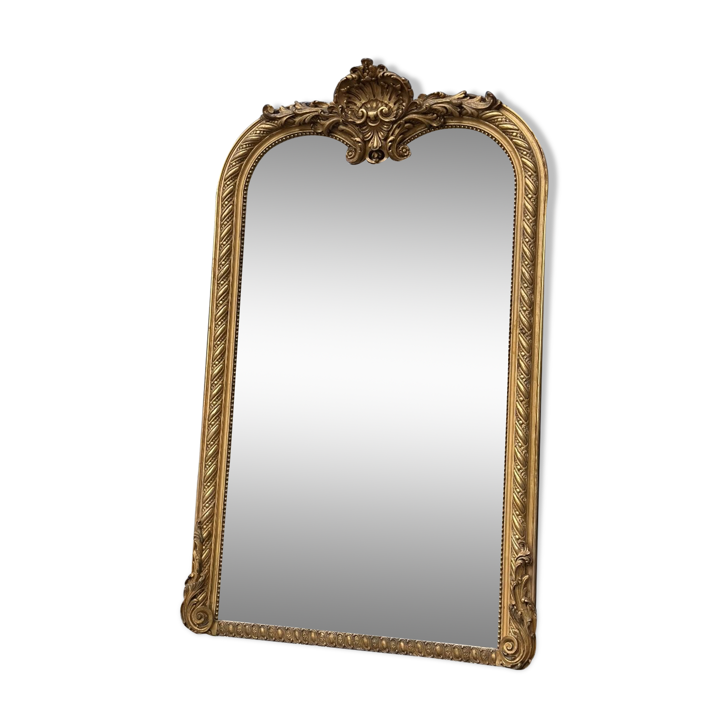 Louis XV style mirror or trumeau circa 1880 123x200cm