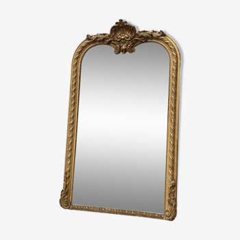 Louis XV style mirror or trumeau circa 1880 123x200cm