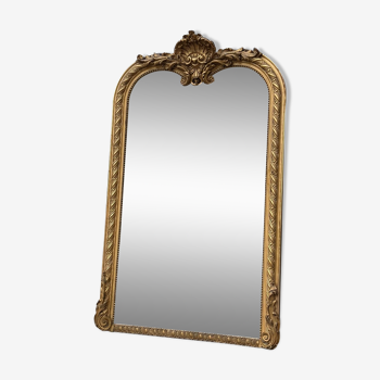 Miroir ou trumeau de style Louis XV vers 1880 123x200cm