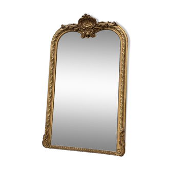 Miroir ou trumeau de style Louis XV vers 1880 123x200cm