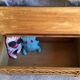 Vintage toy chest or rattan children's bench - 1960