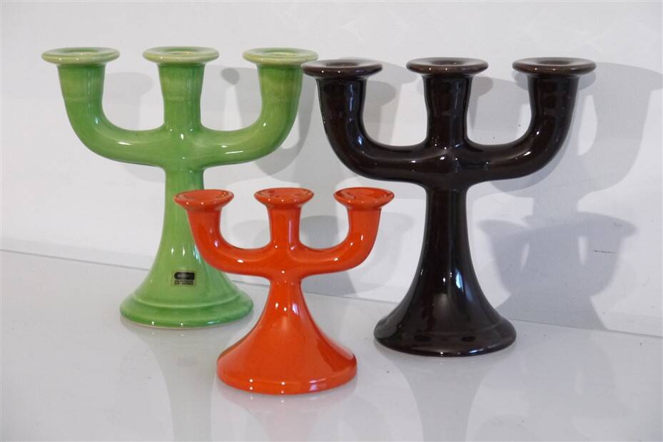 Set of candle holders from Guldkroken 1970