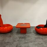 Peter Ghyczy egg chair set, 1960s