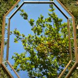 large mirror bestelnummer parcloses bisautées, circa 1980 73x93cm