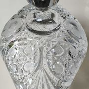 Bonbonnière stylé Boho tchèque en cristal de Bohème