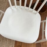 Set of 4 IVY chairs signed TON white