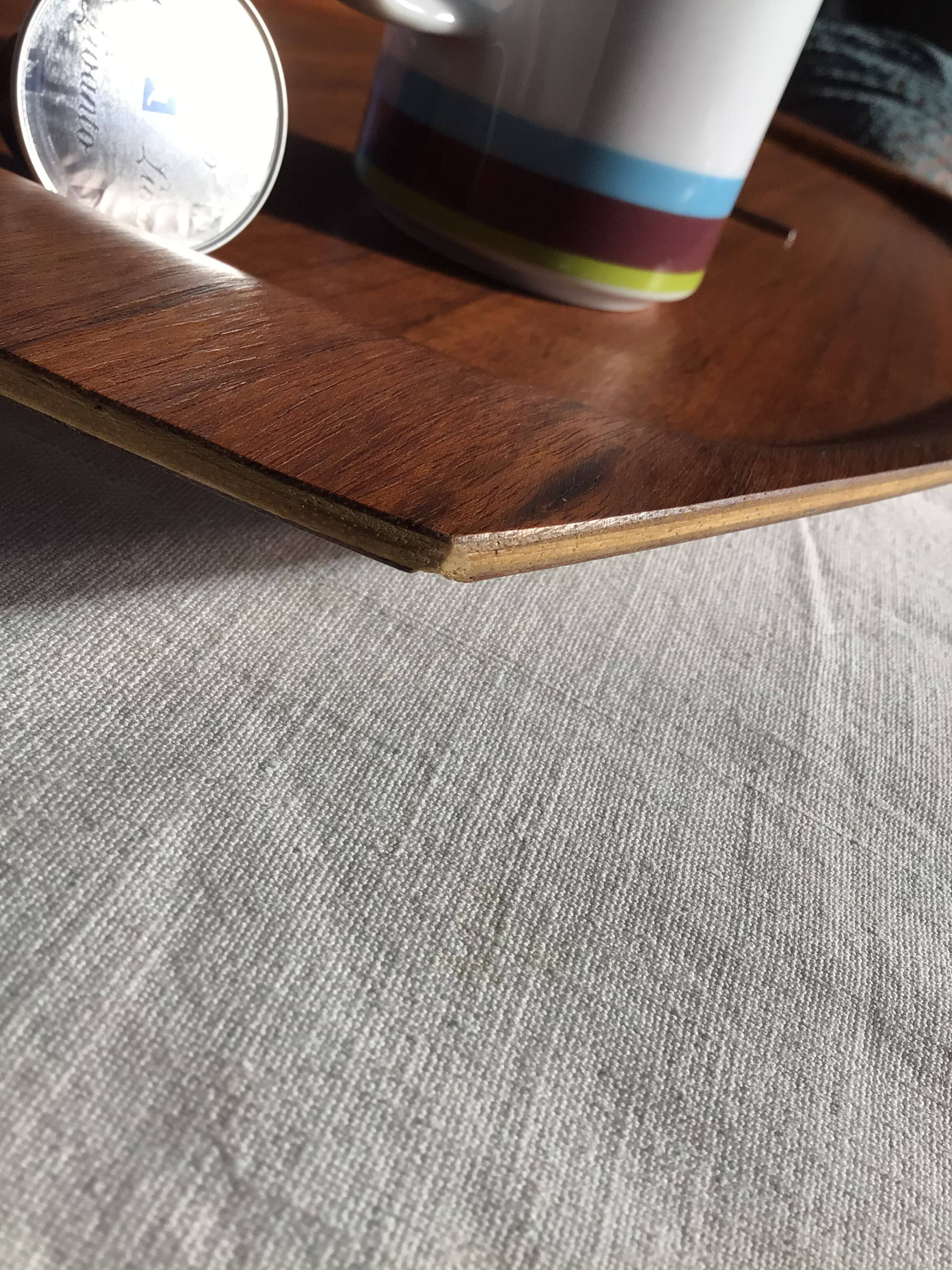 Plateau teck placage 60’s scandinave