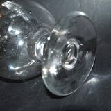 Vintage pitcher carafe in bubble-blown glass from Biot glassworks? H. 34cm