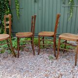 Lot of 4 bistro chairs Cambier
