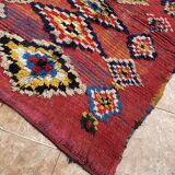 Unique Moroccan Rug - Vintage Art Deco Rug - Boucharouit Rug