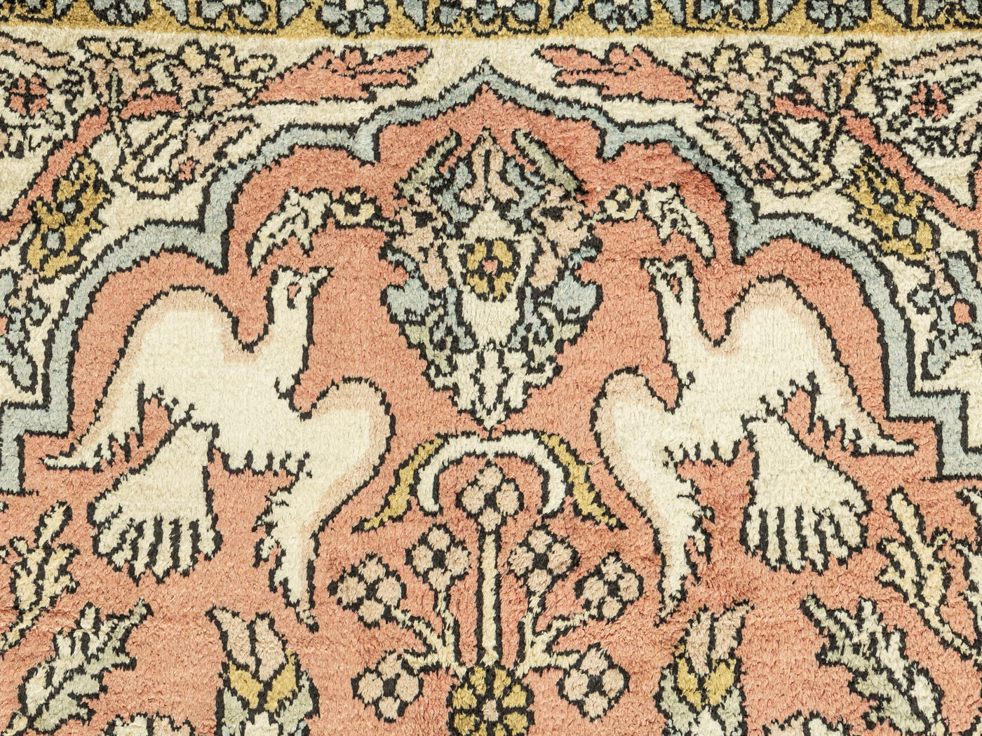 1960s cashmere carpet, 95 x 170