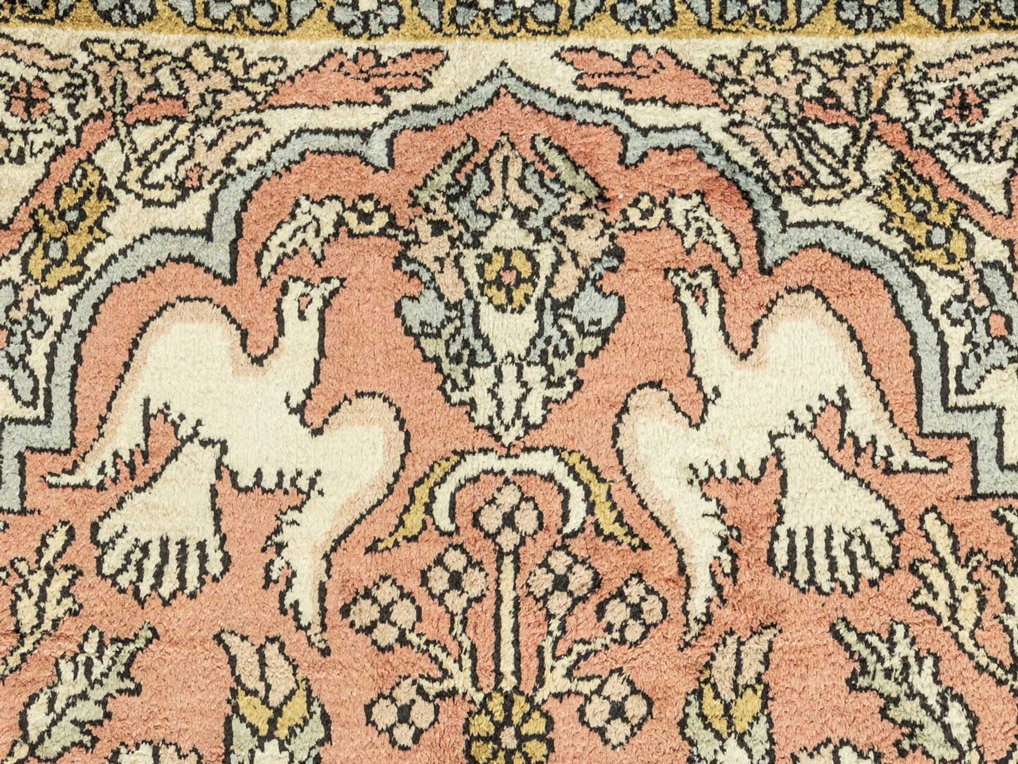 1960s cashmere carpet, 95 x 170