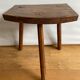 Tabouret tripode en bois