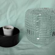 Round glass ceiling light