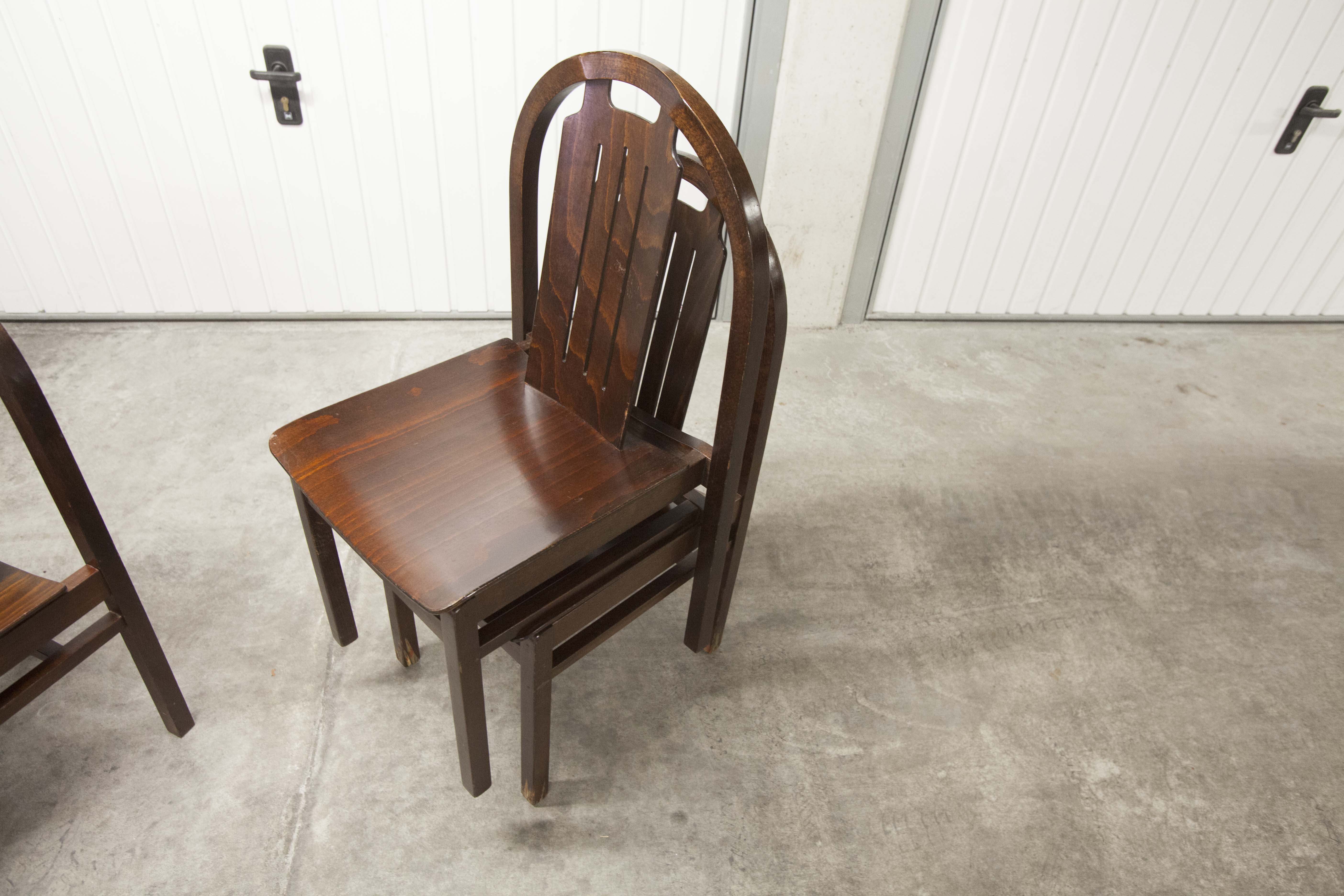 Lot of 4 chairs Baumann model "Argos"
