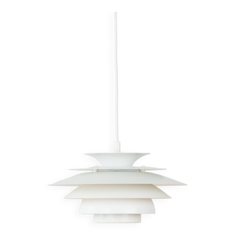 Lampe à suspension vintage danoise Vérone par Kurt Wiborg, Jeka, 1980