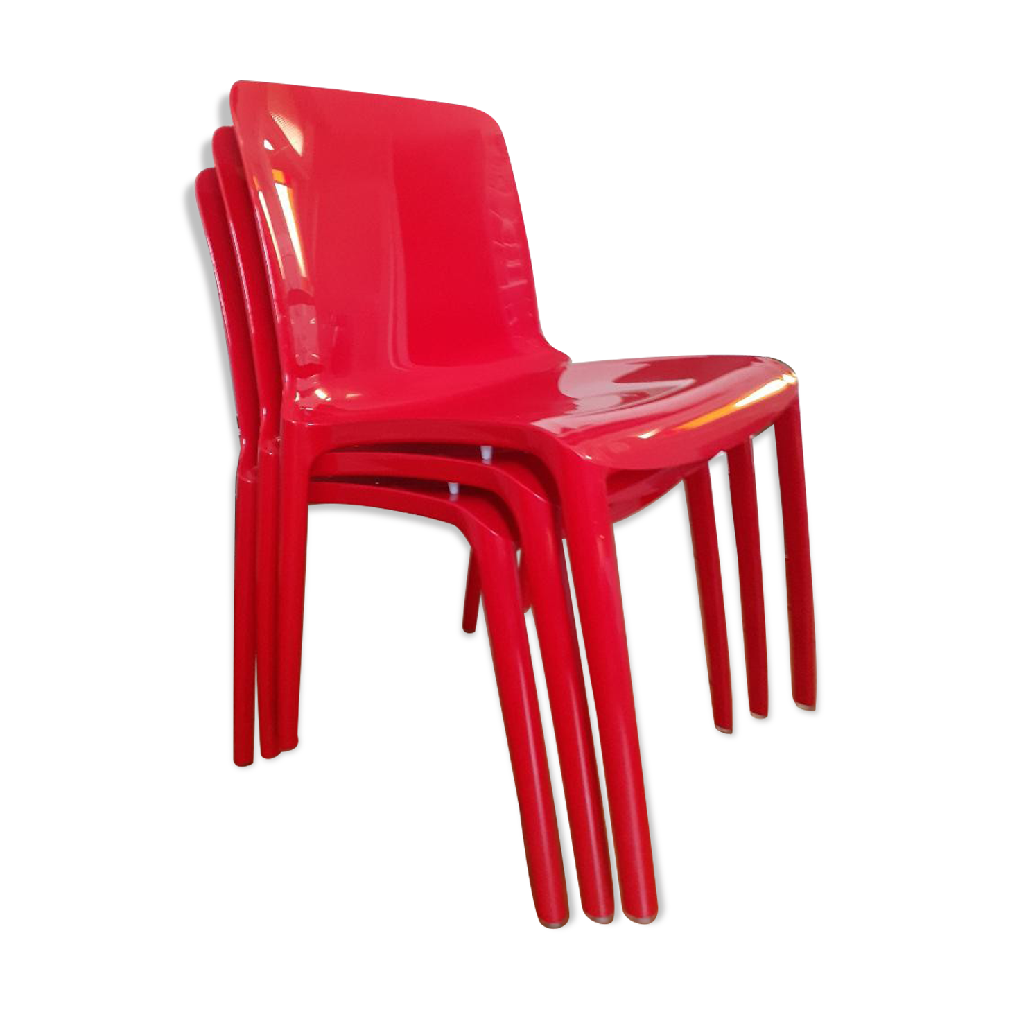 Lot de trois chaises Tiffany de Marcello Ziliani